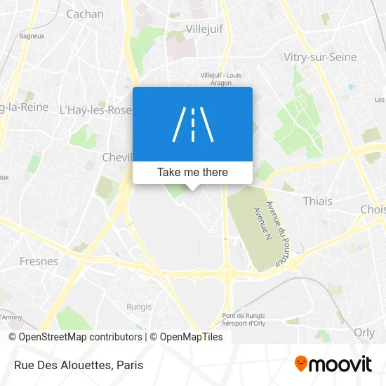 Rue Des Alouettes map