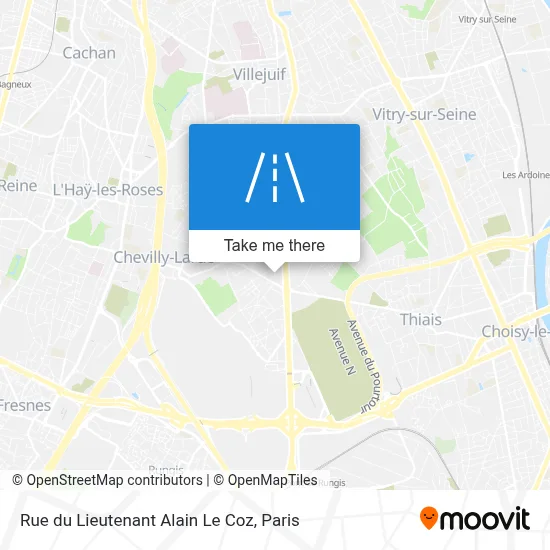 Rue du Lieutenant Alain Le Coz map