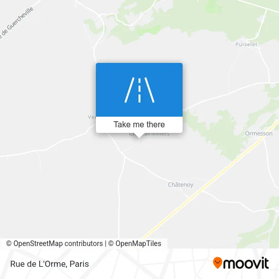 Rue de L'Orme map