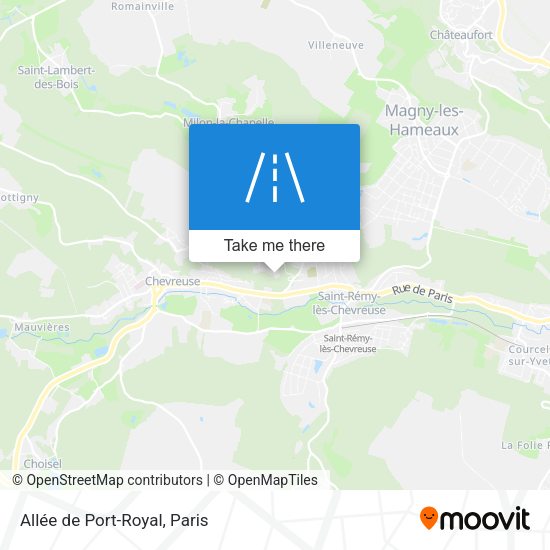 Allée de Port-Royal map
