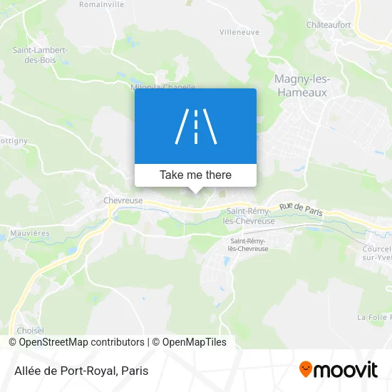 Allée de Port-Royal map