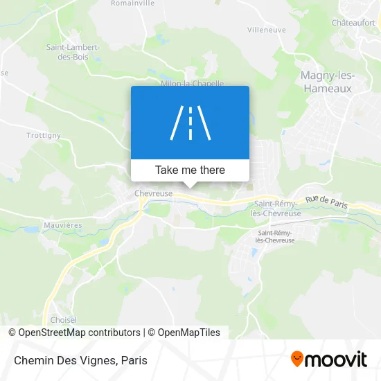 Chemin Des Vignes map