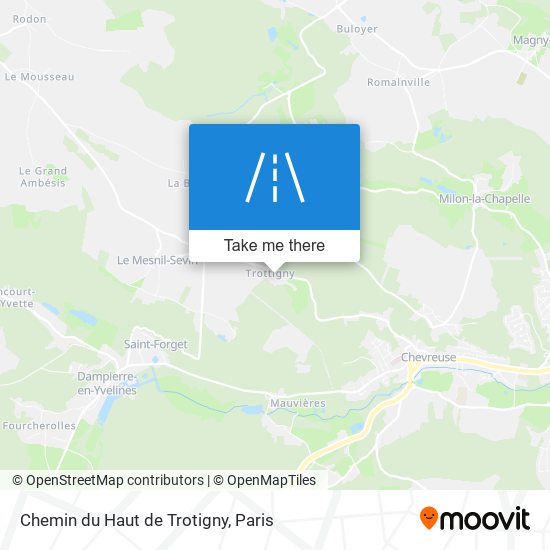 Chemin du Haut de Trotigny map