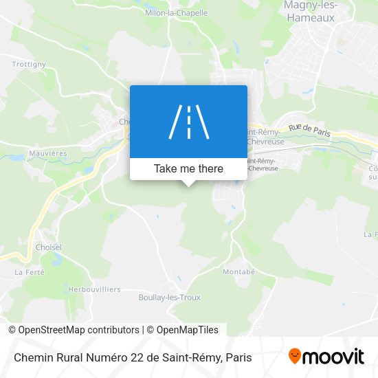 Chemin Rural Numéro 22 de Saint-Rémy map