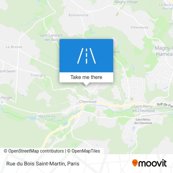 Rue du Bois Saint-Martin map