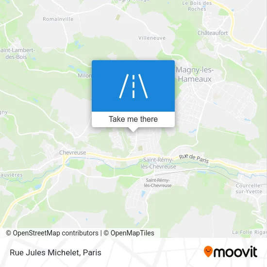 Rue Jules Michelet map