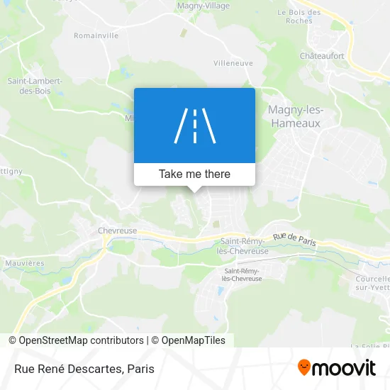 Rue René Descartes map