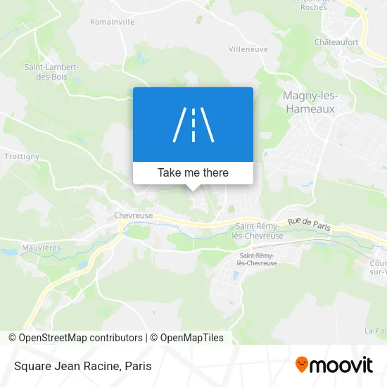 Square Jean Racine map