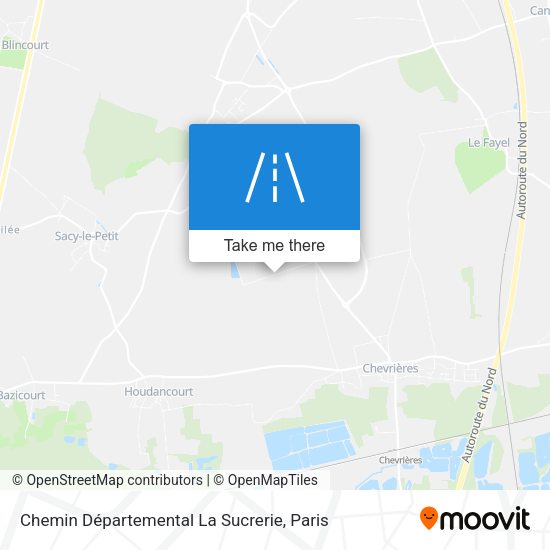 Chemin Départemental La Sucrerie map