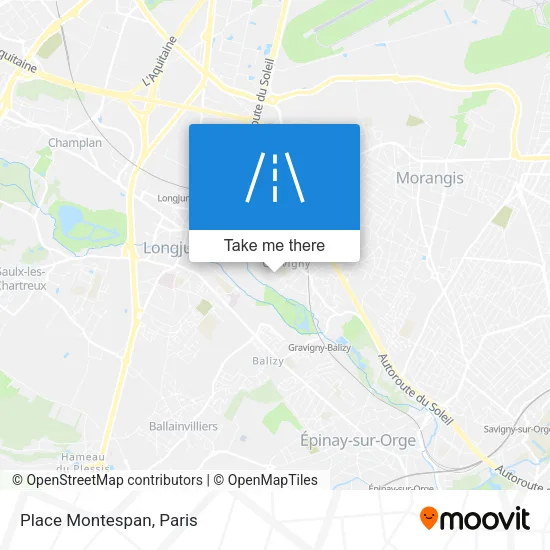 Place Montespan map