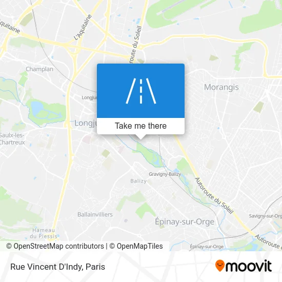 Rue Vincent D'Indy map