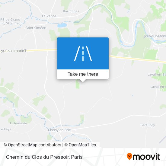 Chemin du Clos du Pressoir map