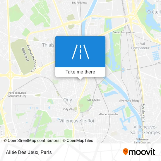 Allée Des Jeux map