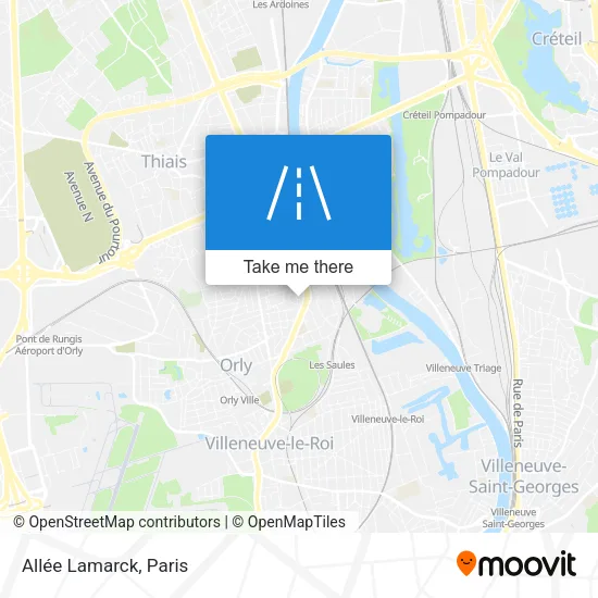 Allée Lamarck map