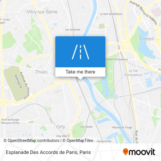 Esplanade Des Accords de Paris map