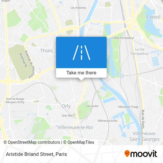 Rue Aristide Briand map