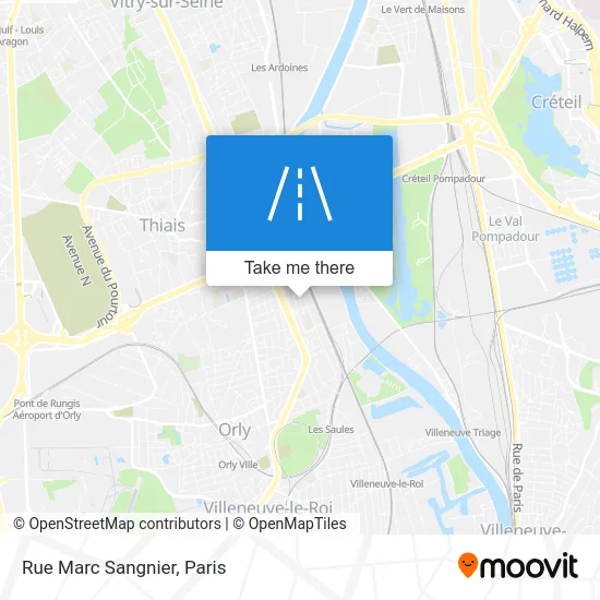 Rue Marc Sangnier map