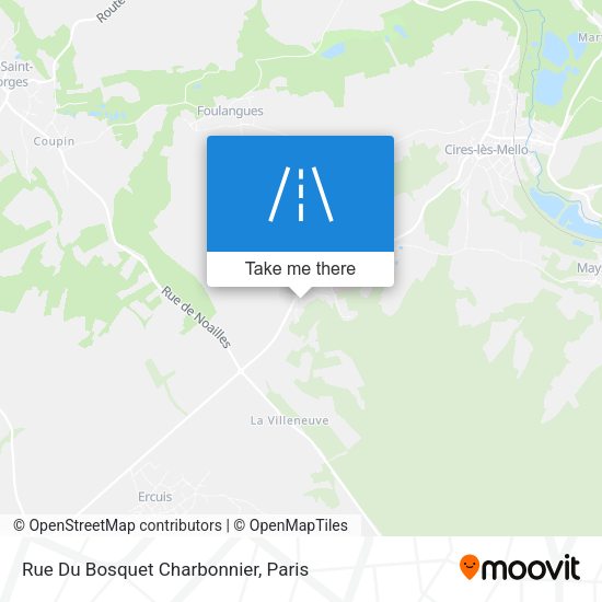 Rue Du Bosquet Charbonnier map