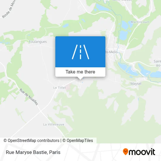 Rue Maryse Bastie map