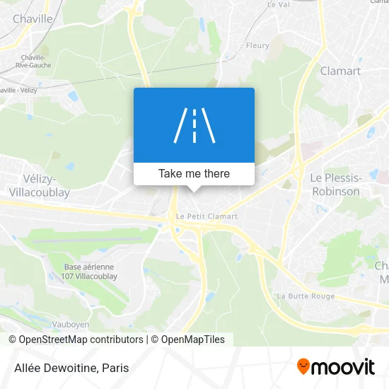 Allée Dewoitine map
