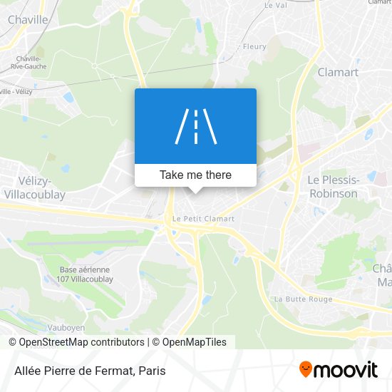 Allée Pierre de Fermat map