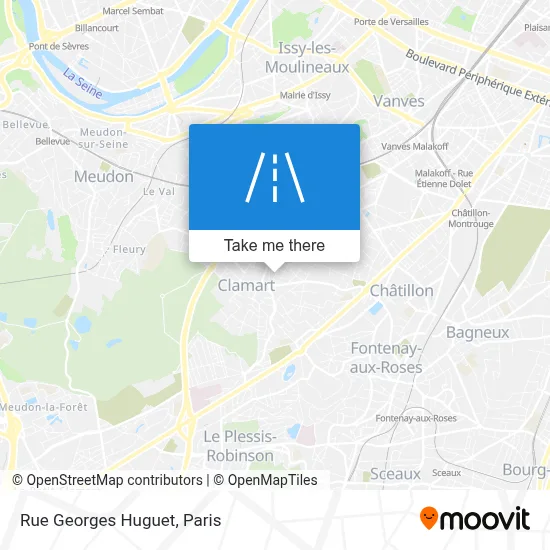 Rue Georges Huguet map