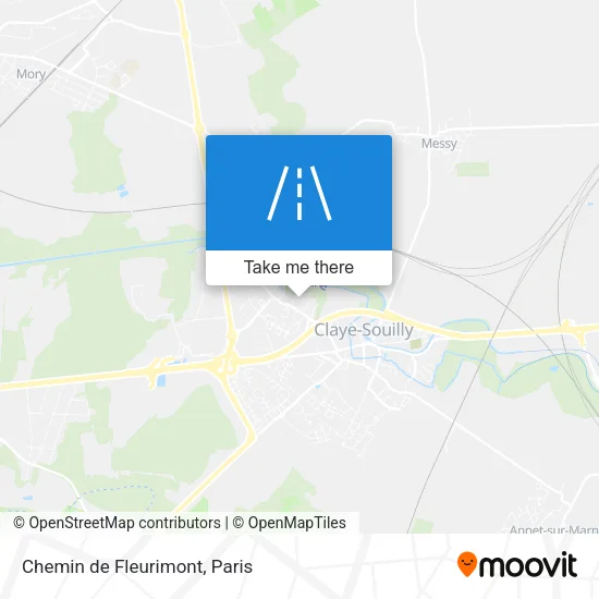 Chemin de Fleurimont map