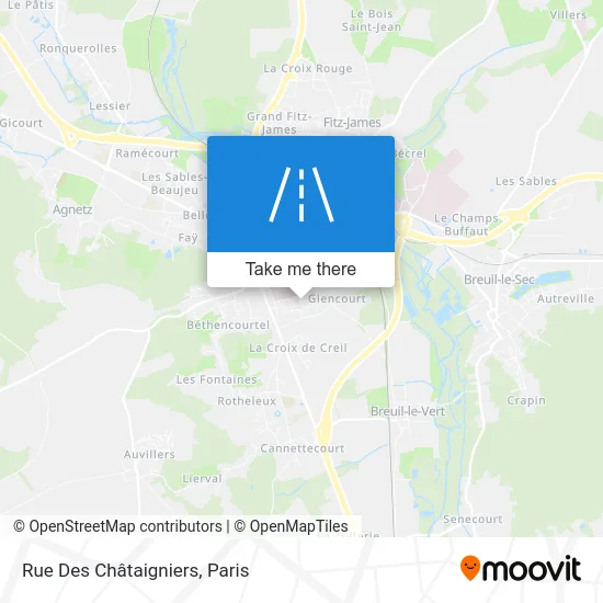 Rue Des Châtaigniers map