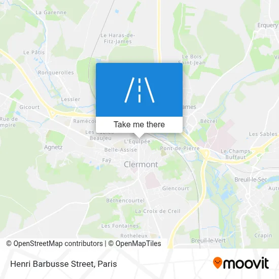 Rue Henri Barbusse map