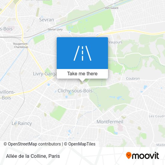 Allée de la Colline map