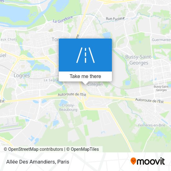 Allée Des Amandiers map
