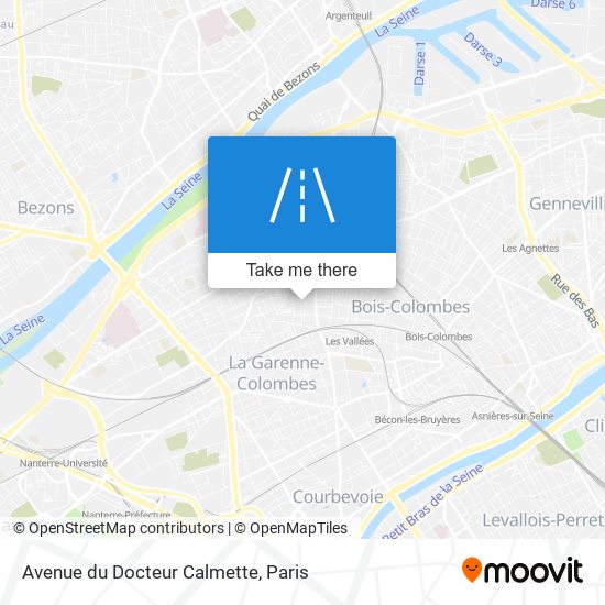 Mapa Avenue du Docteur Calmette