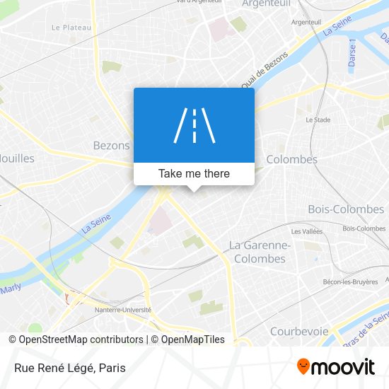 Rue René Légé map