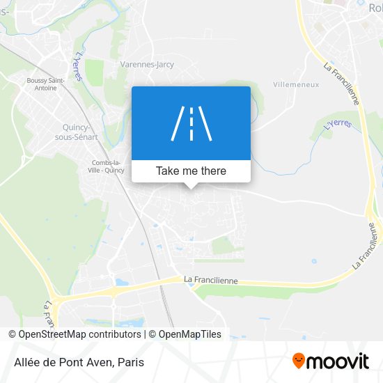 Allée de Pont Aven map