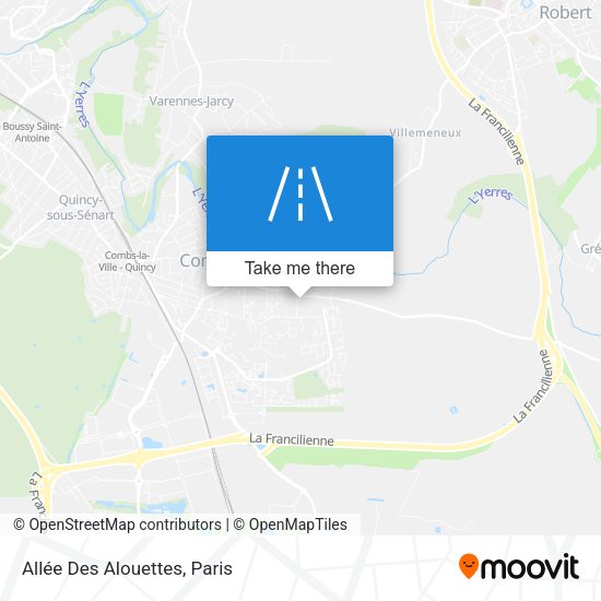 Allée Des Alouettes map