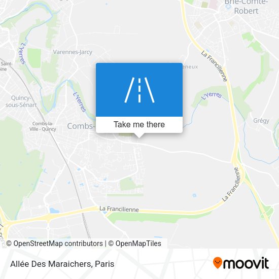Allée Des Maraichers map