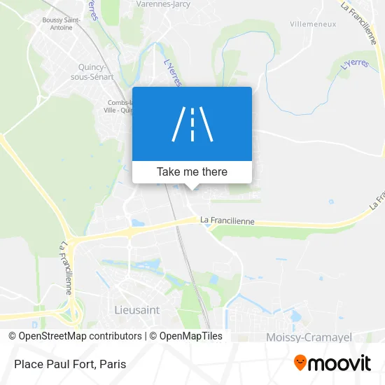 Place Paul Fort map