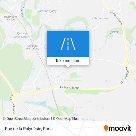 Rue de la Polynésie map