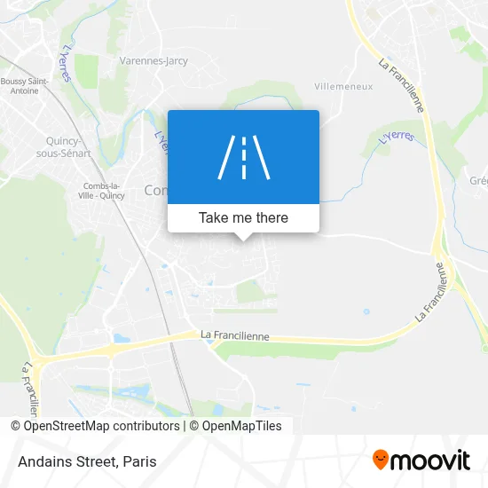 Rue Des Andains map