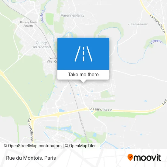 Rue du Montois map