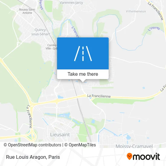 Rue Louis Aragon map