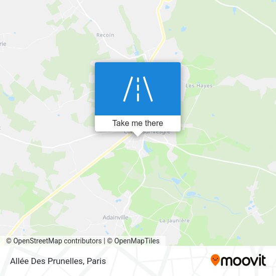 Allée Des Prunelles map