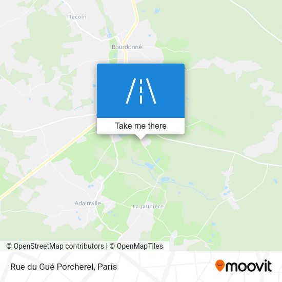 Rue du Gué Porcherel map