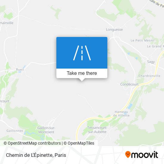 Chemin De L'Épinette map