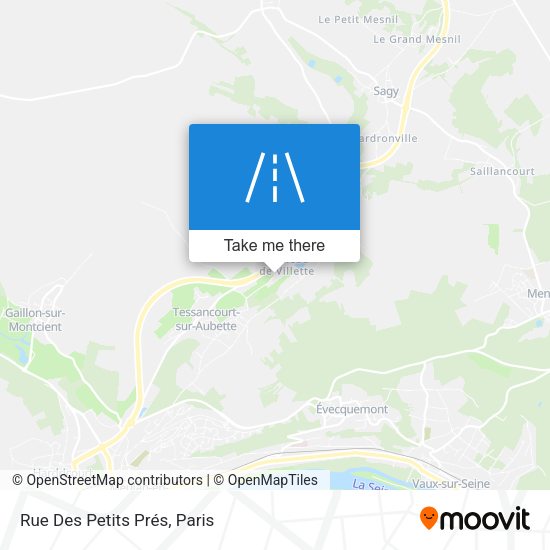 Rue Des Petits Prés map