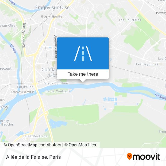 Allée de la Falaise map