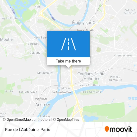 Rue de L'Aubépine map