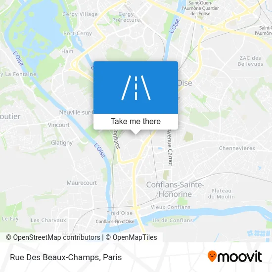 Rue Des Beaux-Champs map