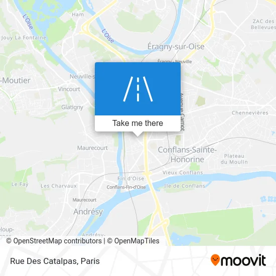 Rue Des Catalpas map