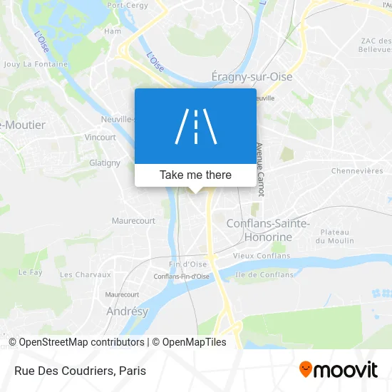 Rue Des Coudriers map